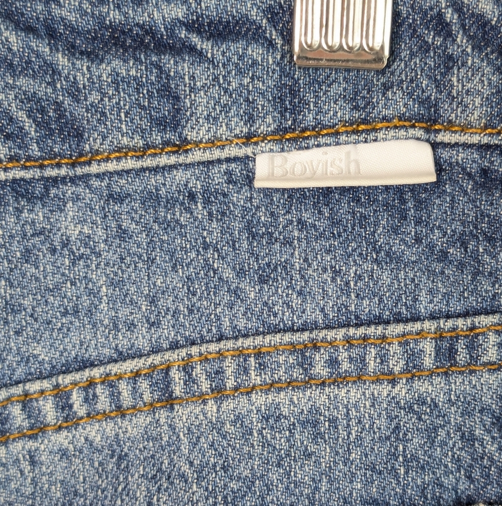 Boyish • Andy Cutoff Denim Skirt - Picture 4 of 12